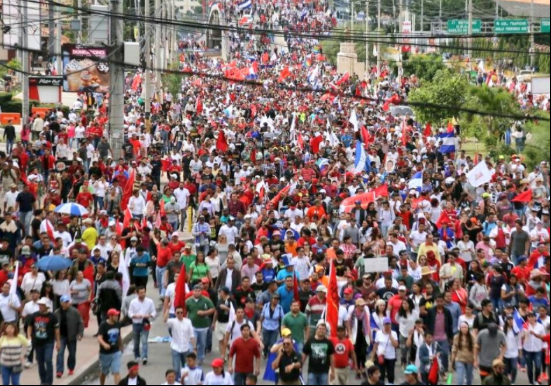 protestas honduras