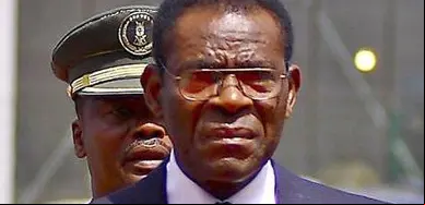 El presidente de Guinea Ecuatorial, Teodoro Obiang Nguema