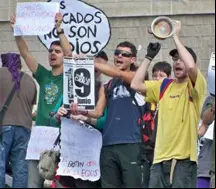indignados junta santander