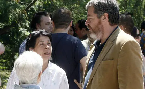 Inés Sabanés y Juan López de Uralde.