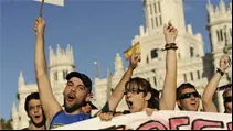 Imagen de la manifestación del pasado domingo.