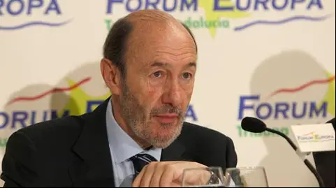 Alfredo Pérez Rubalcaba, en el Forum Europa de Andalucía.