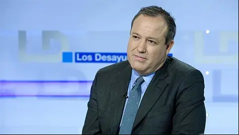 El presidente de las pymes, Jesús Terciado, durante una entrevista en TVE.