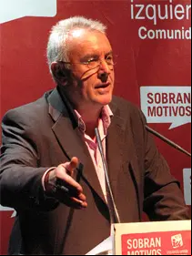 El coordinador de IU, Cayo Lara.