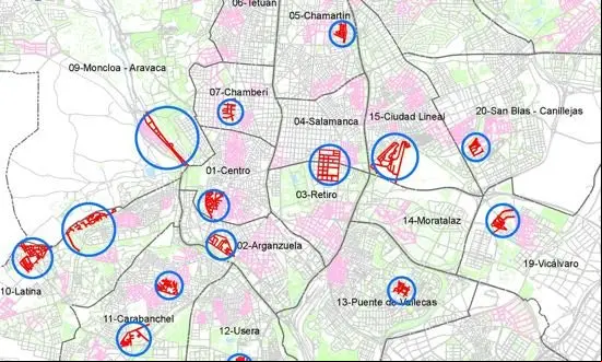 Actuaciones de limpieza en el distrito de Chamberi