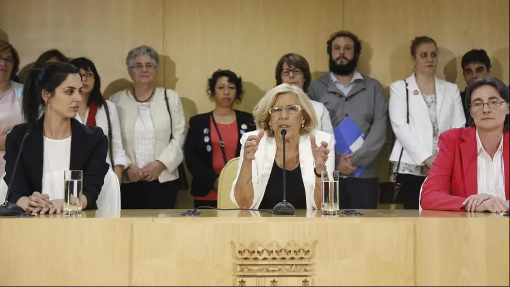 carmena-defiende-la-protesta-de-maestre-en-la-capilla-como-acto-de-libertad-de-expresion