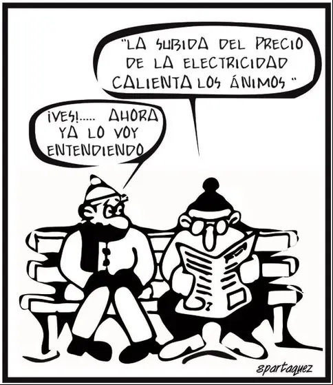 calentamiento viñeta