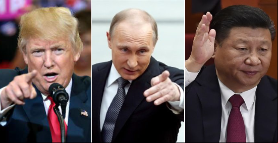 trump putin Xi Jinping