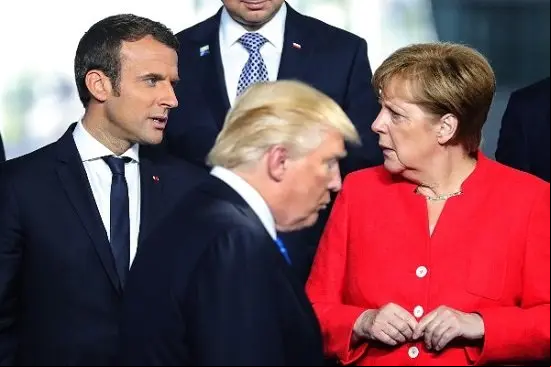 Trump, May y Macron