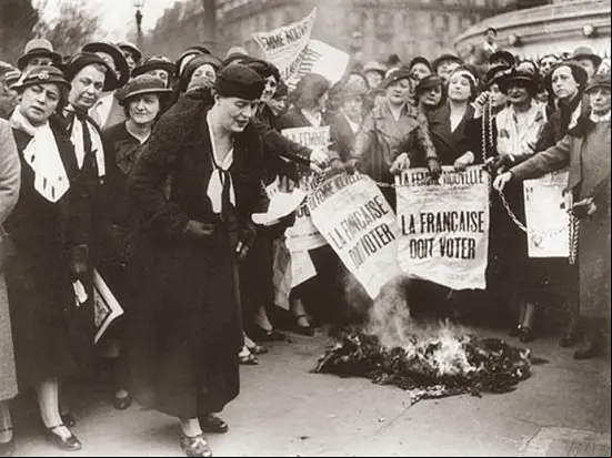 sufragistas francia