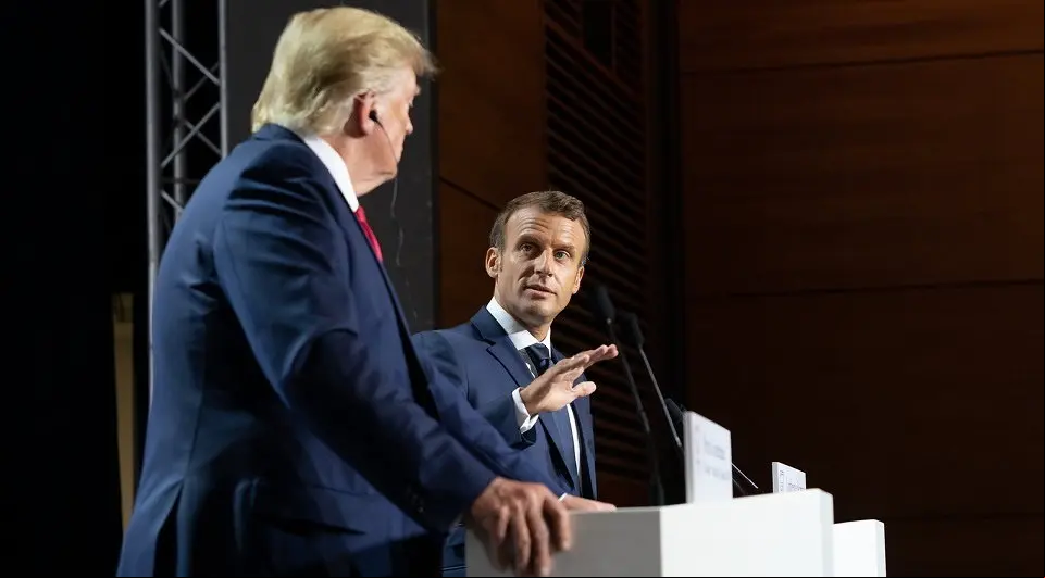 trump macron