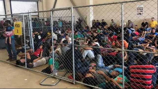 inmigrantes enjaulados
