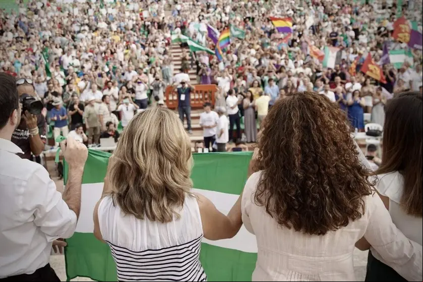 por andalucia acto campaña