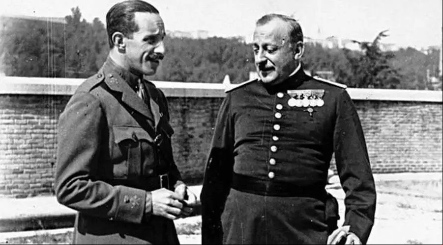 Alfonso XIII y Miguel Primo de Rivera