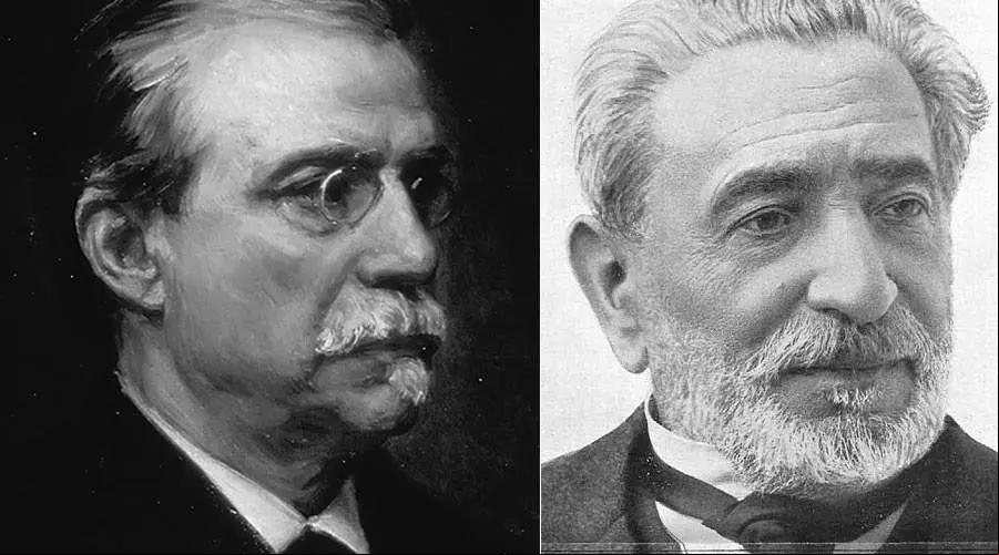 Antonio Cánovas del Castillo y Práxedes Mateo Sagasta