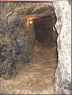 Galería romana en Arditurri. En Oyarzun