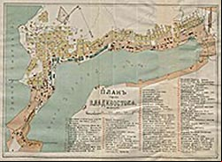 Mapa histórico de Vladivostok en 1902