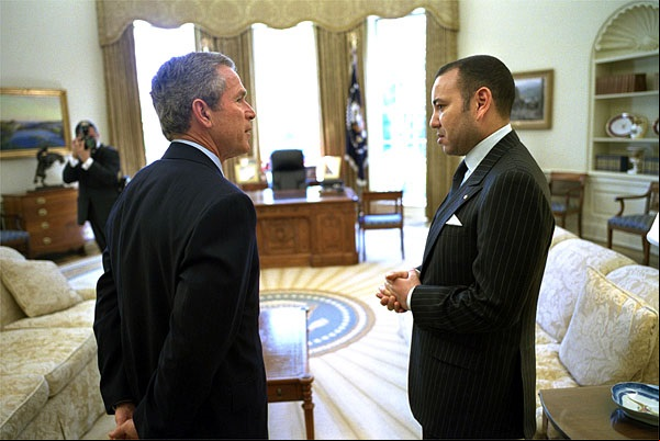 bush mohamed vi