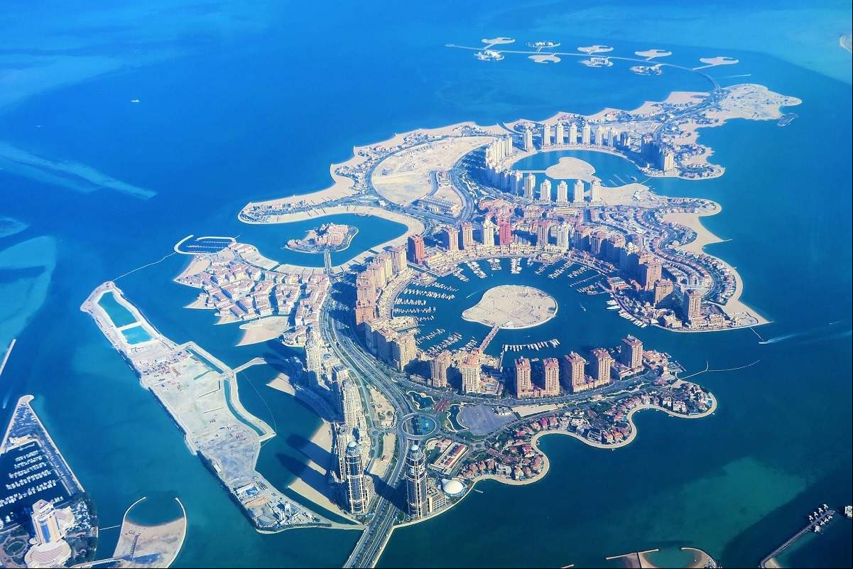 islas artificales doha pixabay