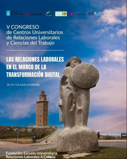 cartel congreso centros universitarios relaciones laborales a coruña