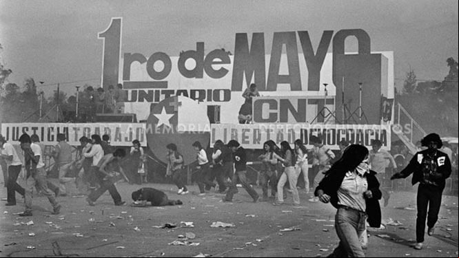 Protestas en el 1 de mayo de 1984
