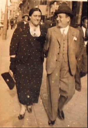Julia Alvarez Resano con Amancio Muñoz