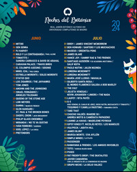 cartel completo noches botanico