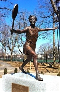 Estatua dedicada a Althea Gibson