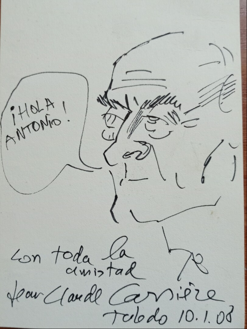 caricatura de Buñuel