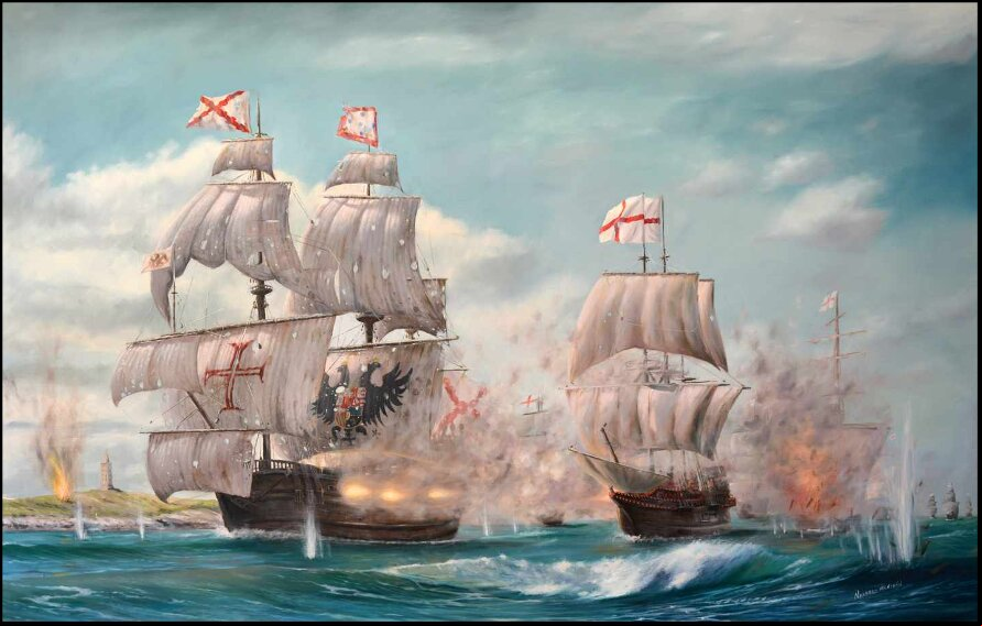 El ataque de Drake al puerto de La Coruña