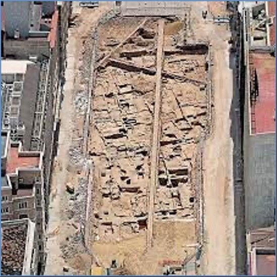 Restos musulmanes recientemente excavados en Zaragoza